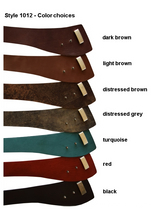 Load image into Gallery viewer, Solid Leather Waist Belt Style# 1012
