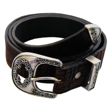 Load image into Gallery viewer, Solid Leather Belt Style# 352104

